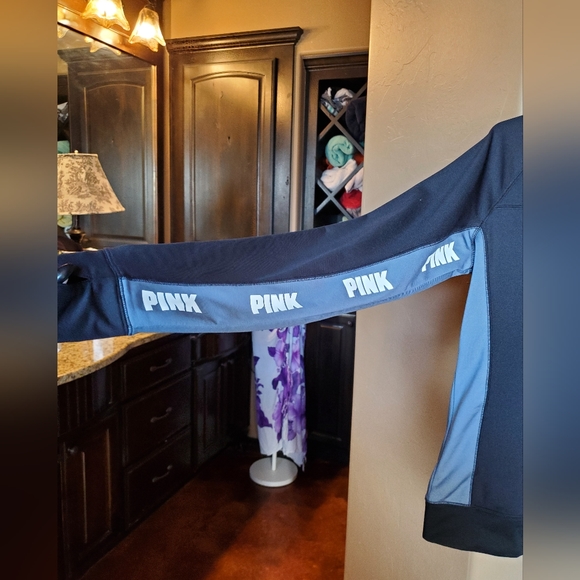 PINK 1/4 zip ultimate pullover jacket - Picture 6 of 8